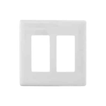 Wallplate, 2G Dec, Snap-On, White MPN:NPS262W