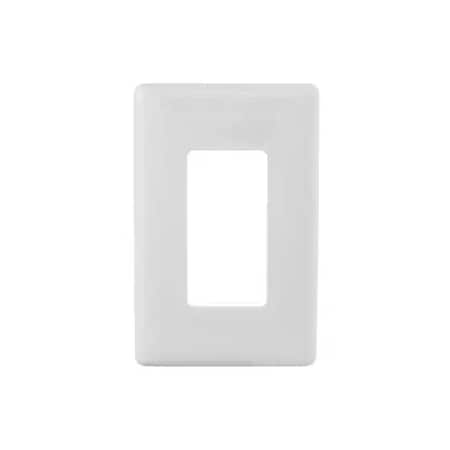 Wallplate, 1G Dec, Snap-On, White MPN:NPS26W
