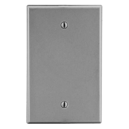 Blank Box Mount Wall Plate, Number of Gangs: 1 Plastic, Satin Finish, Graphite MPN:P13GY