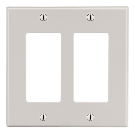 Wallplate, 2-Gang, 2) Decorator, Light Almond MPN:P262LA
