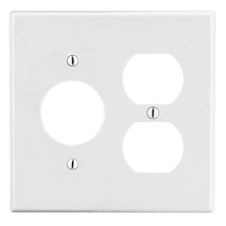 Wallplate, 2-Gang, 1) Duplex 1) 1.40
