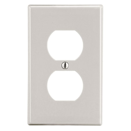 Wallplate, 1-Gang, 1) Duplex, Light Almond MPN:P8LA