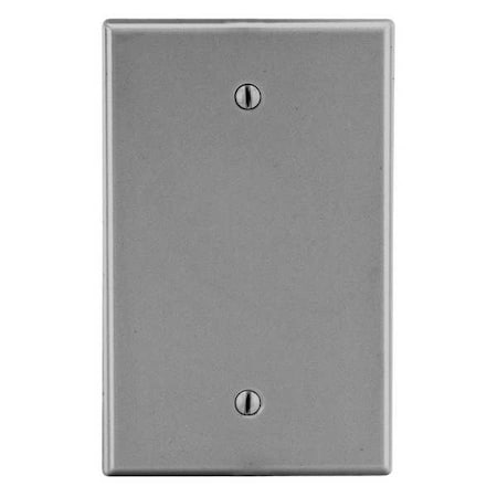 Blank Box Mount Wall Plate, Number of Gangs: 1 Plastic, Satin Finish, Graphite MPN:PJ13GY