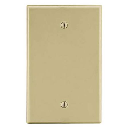 Blank Box Mount Wall Plate, Number of Gangs: 1 Plastic, Satin Finish, Ivory MPN:PJ13I