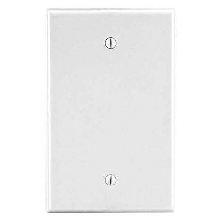 Blank Box Mount Wall Plate, Number of Gangs: 1 Plastic, Satin Finish, White MPN:PJ13W