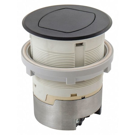Straight Blade Receptacle, 5-15R, 15 A, 125V AC, 2 Pole, 3 Wire, Surface Mount MPN:RCT200BK