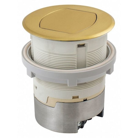 Straight Blade Receptacle, 5-15R, 15 A, 125V AC, 2 Pole, 3 Wire, Flush Mount, Isolated Ground MPN:RCT200BR