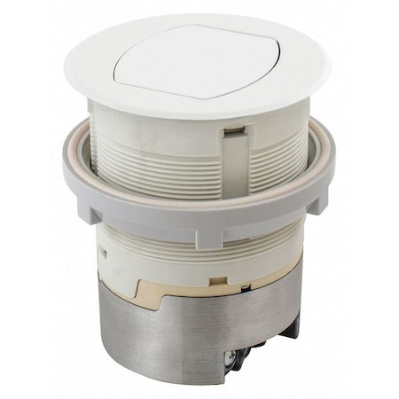 Straight Blade Receptacle, 5-15R, 15 A, 125V AC, 2 Pole, 3 Wire, Surface Mount MPN:RCT200W