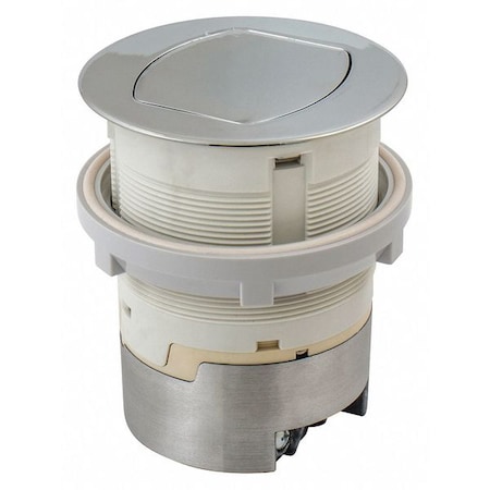 Straight Blade Receptacle, 5-15R, 15 A, 125V AC, 2 Pole, 3 Wire, Flush Mount MPN:RCT201CH