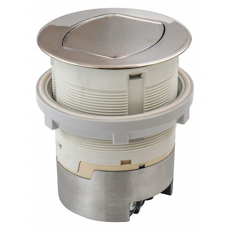 Straight Blade Receptacle, 5-15R, 15 A, 125V AC, 2 Pole, 3 Wire, Flush Mount MPN:RCT201NI