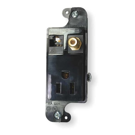 Combination Device, 15 A, 1/2 hp, Black MPN:RJ650BKTR