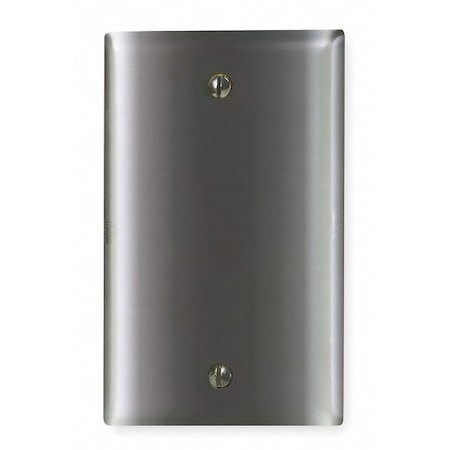Blank Box Mount Wall Plates, Number of Gangs: 1 Steel, Chrome Finish, Gray MPN:SCH13