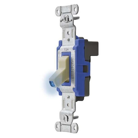 Illminatd Wall Swtch, 1-Pole, 15A, 120/277V MPN:SNAP1201ILI