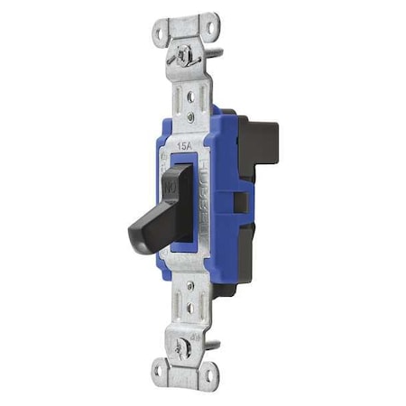 Wall Switch, 3-Way, 120/277V, 15A, Blk, Toggl MPN:SNAP1203BK