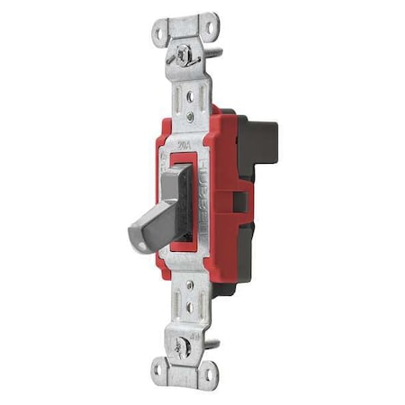 Wall Switch, Toggle, 20 A, Gray MPN:SNAP1221GY