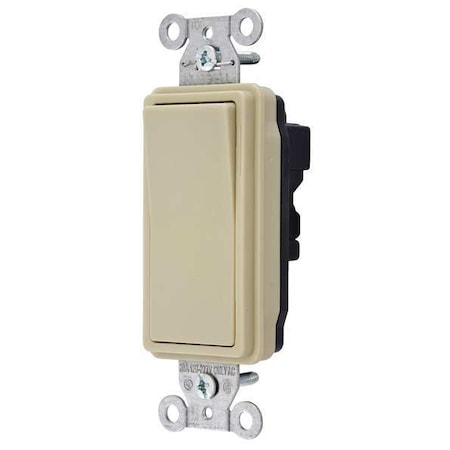Wall Switch, Rocker, 20 A, Ivory MPN:SNAP2121I