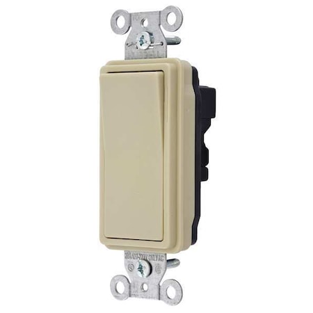 Wall Switch, Rocker, 20 A, Ivory MPN:SNAP2123I