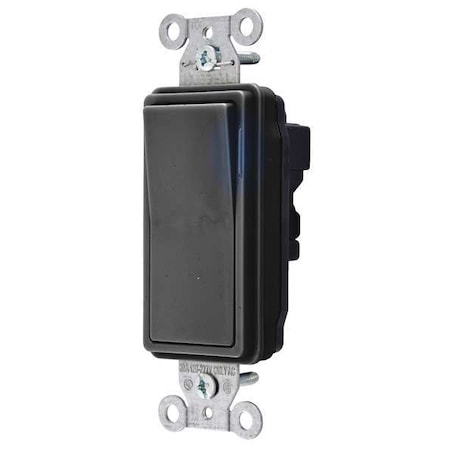 Wall Switch, Rocker, 20 A, Black MPN:SNAP2123ILBK