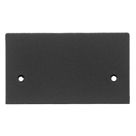 Blank Face Plate, Aluminum, Black MPN:SS2309BBKA