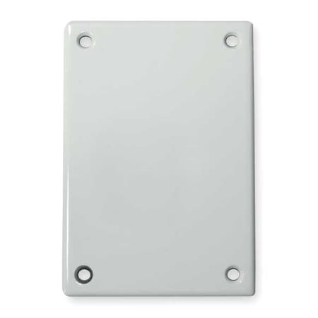 Security Series, Number of Gangs: 1-Gang Steel, Zinc Plated, Powder Finish, White MPN:SWP13