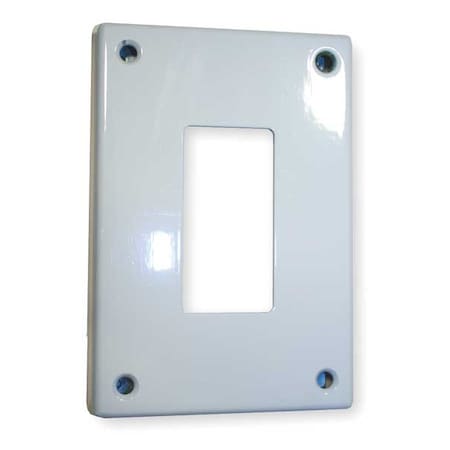 Security Series, Number of Gangs: 1-Gang Steel, Zinc Plated, Powder Finish, White MPN:SWP26