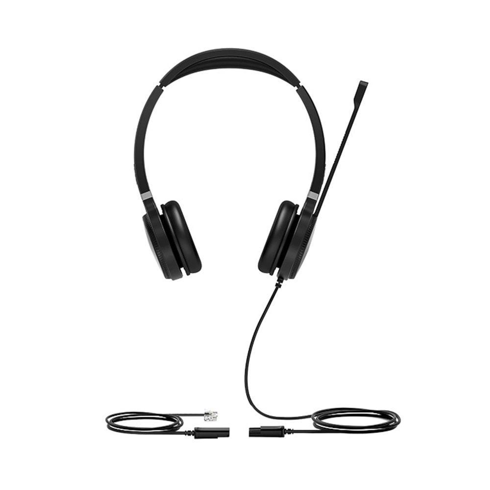Yealink YHS36 Dual Wired Headset, Black, YEA-YHS36-DUAL MPN:YEA-YHS36-DUAL