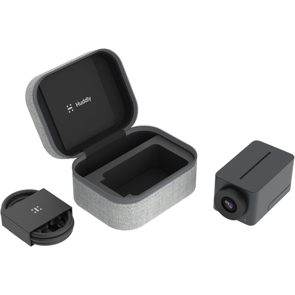 Huddly IQ Video Conferencing Camera - 12 Megapixel - 30 fps - Matte Black - USB 3.0 - 3840x 2160 Video - CMOS Sensor - Microphone - Computer, Notebook MPN:7090043790115