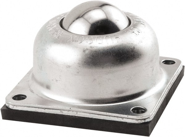 Ball Transfer: 38.1 mm Ball Dia, Carbon Steel, Round Base MPN:CSBT-1 1/2CS