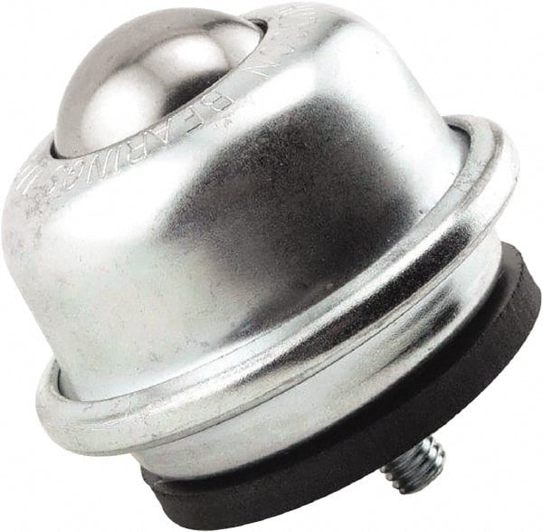 Ball Transfer: 38.1 mm Ball Dia, Stainless Steel, Round Base MPN:CSBT-1 1/2CS/SS