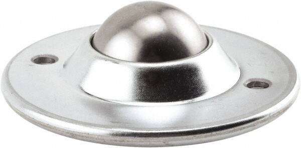 Ball Transfer: 38.1 mm Ball Dia, Carbon Steel, Round Base MPN:FSBT-1 1/2CS