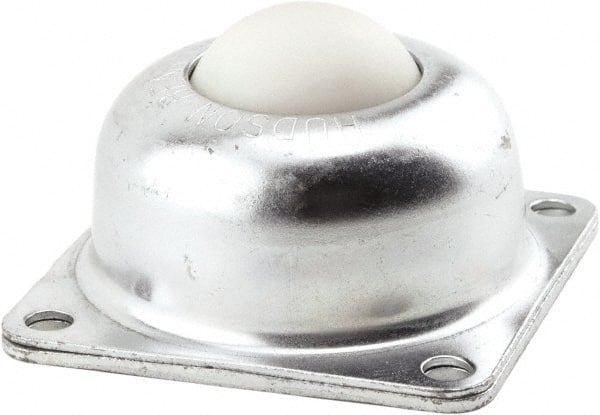 Ball Transfer: 25.4 mm Ball Dia, Nylon, Square Base MPN:NBT- 1-1/2 SS