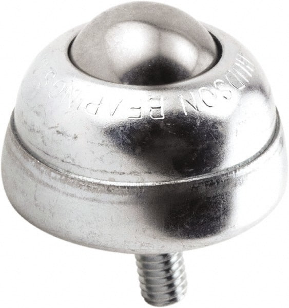 Ball Transfer: 25.4 mm Ball Dia, Stainless Steel, Round Base MPN:SBT1CSSS5/16-18