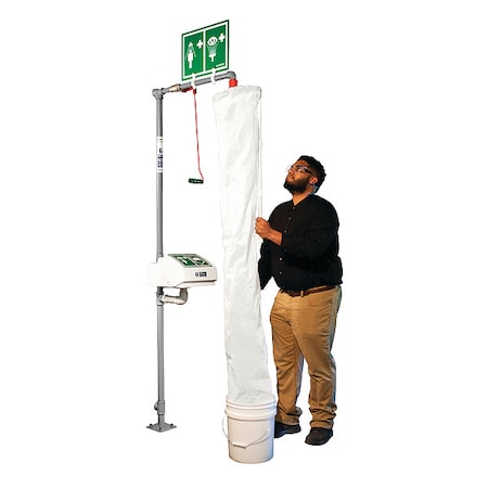 Safety Shower Test Kit, White, 11