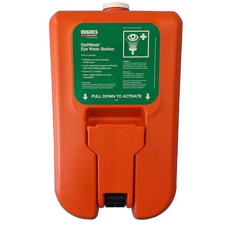 Gravity-Fed Eyewash Station, Portable, 10 gallon, Orange MPN:10GFEW