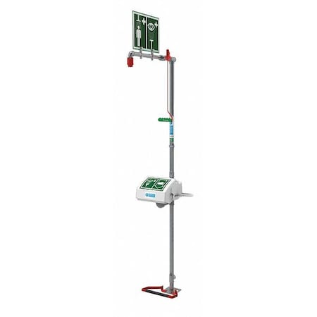 Combination Shower, Floor Mount, ABS Plastic Covered Bowl, Galvanized Pipes, Top Inlet MPN:18G45GT