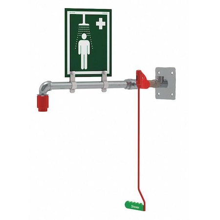Drench Shower, Wall Mount, Galvanized Pipes MPN:23GH