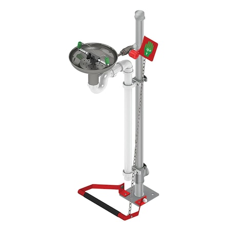Pedestal Mounted Eyewash Station Stainless Steel MPN:85GP