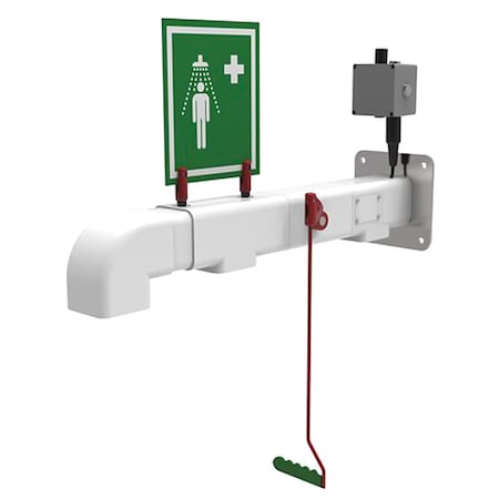Drench Shower, Freeze Protected, Stainless Steel Pipes, Wall Mount, 240V C1D2 MPN:H2GS-2H