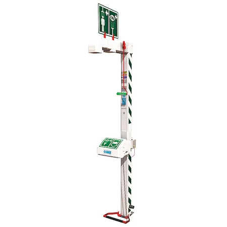 Combination Shower, Freeze Protectd, Floor Mount, Galvanized Pipes, ABS Bowl, 240V C1D2 MPN:H5G45G-2H