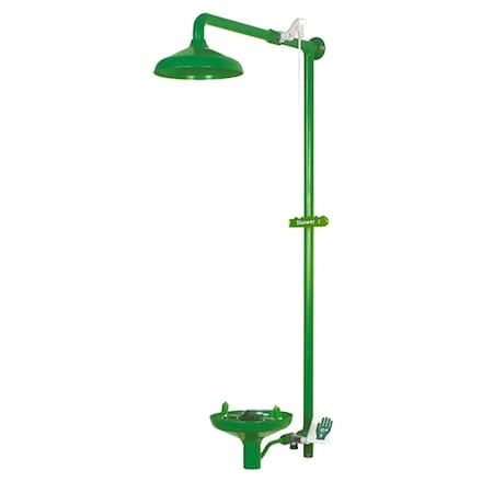 Lab Combination Shower, Wall Mount, Stainless Steel MPN:L33GS34G