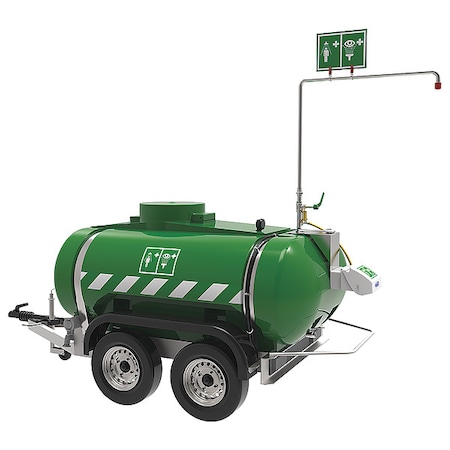 Mobile Self-Contained Emergency Safety Shower with Eye/Face Wash, Immersion Heated, 528 Gal MPN:MHW2000-1