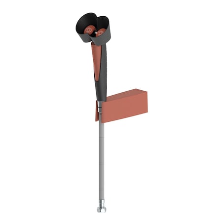 Handheld Drench Hose, Wall Mount, Eyes and Face Coverage, Squeeze Handle MPN:OPT500