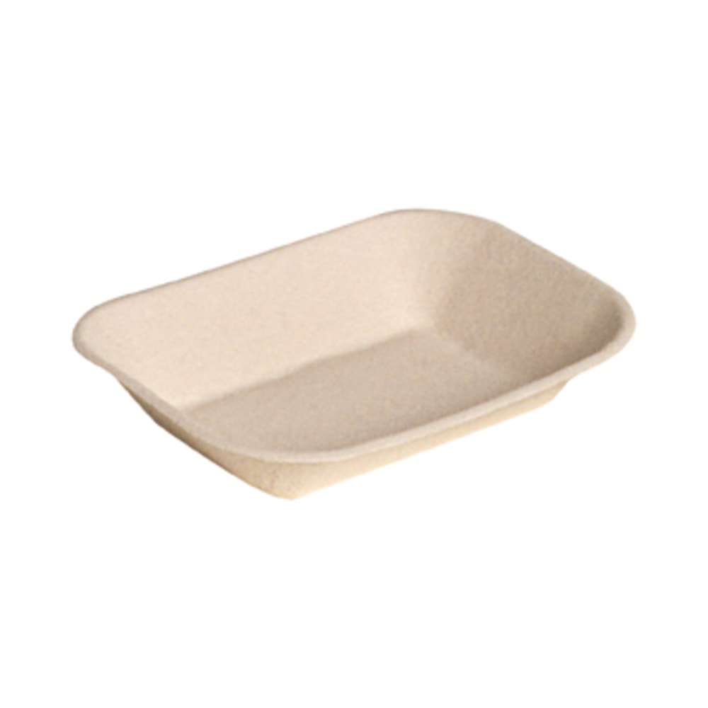 Chinet Molded Fiber Food Trays, 9in x 7in, Beige, 250 Trays Per Bag, Pack Of 2 Bags MPN:JUST
