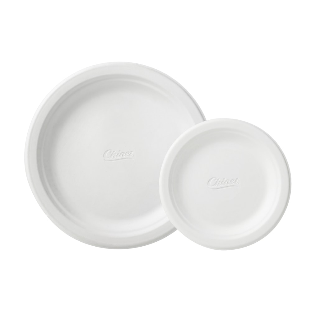 Chinet Dinner Plates, 8 3/4in, Classic White, Pack Of 500 MPN:21227