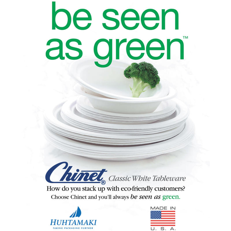 Chinet 100% Recycled Heavy-Duty Paper Plates, 6 3/4in, Pack Of 125 (Min Order Qty 5) MPN:21244
