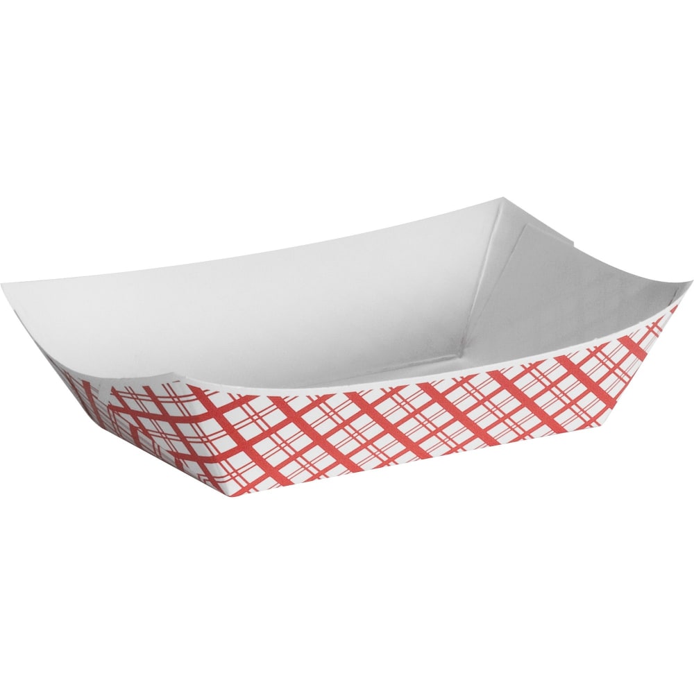 Huhtamaki Paper Food Trays - Food - Multi, Red Plaid - Paper Body - 2 Carton - 500 Case MPN:35122045