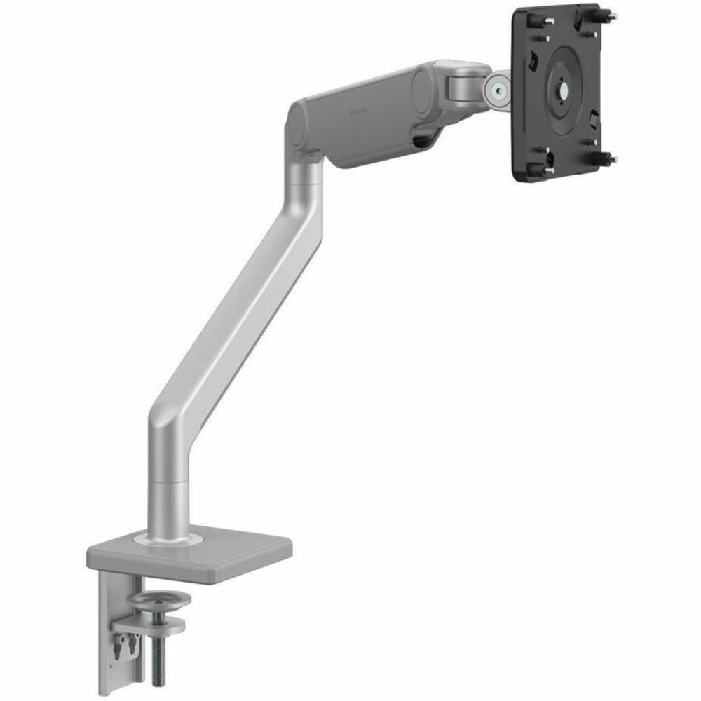 Humanscale M21TBS Mounting Arm for Monitor - Silver, White - Adjustable - 1 Display(s) Supported - 15.50 lb Load Capacity - M21TBS MPN:M21TBS