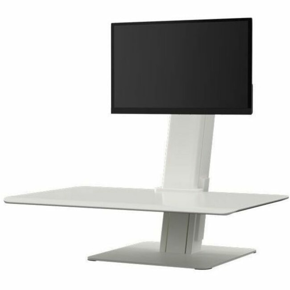 Humanscale QuickStand Eco - Mounting kit (single display desk mount, keyboard/mouse shelf, freestanding base) - - QSE2SMW MPN:QSE2SMW