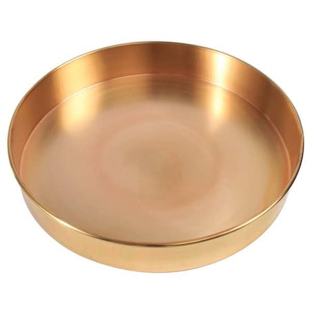 Sieve Bottom Pan, Brass, 12 In Dia, 2 In MPN:5DPE9
