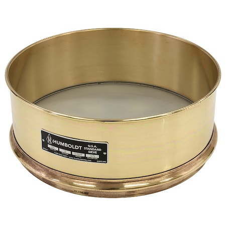 Wet Washing Sieve, 12 In, No 200, 4 In Deep MPN:5JCK0